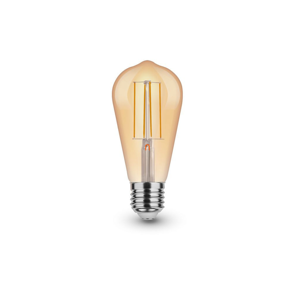 LED Izzó ST64 filament E27 7W 2200K, 810 lm