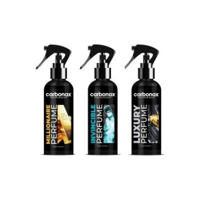   Carbonax WS002807 Autóparfüm csomag Férfiaknak, 1db Millionaire, 1db Invincible, 1db Luxury, 1 db/csomag, az autó utasterének illatosításához