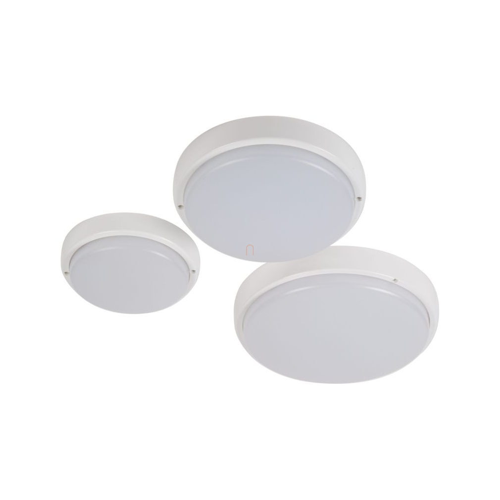 LED Mennyezeti lámpatest kerek mozgásérzékelővel, GAMMA 20W 1800lm 4000K PC búra IP65 méret dxm=280x71mm 70101000505 Simotrade