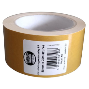   United Sealants kétoldalú ragasztószalag  50mm x 25m PP 8052