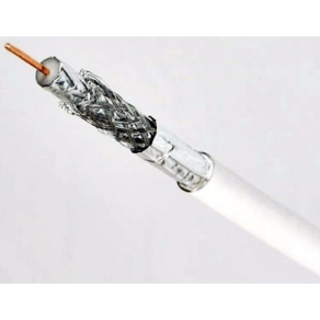 RG6 /3x árny/ réz belsővel fehér (100) koaxkábel