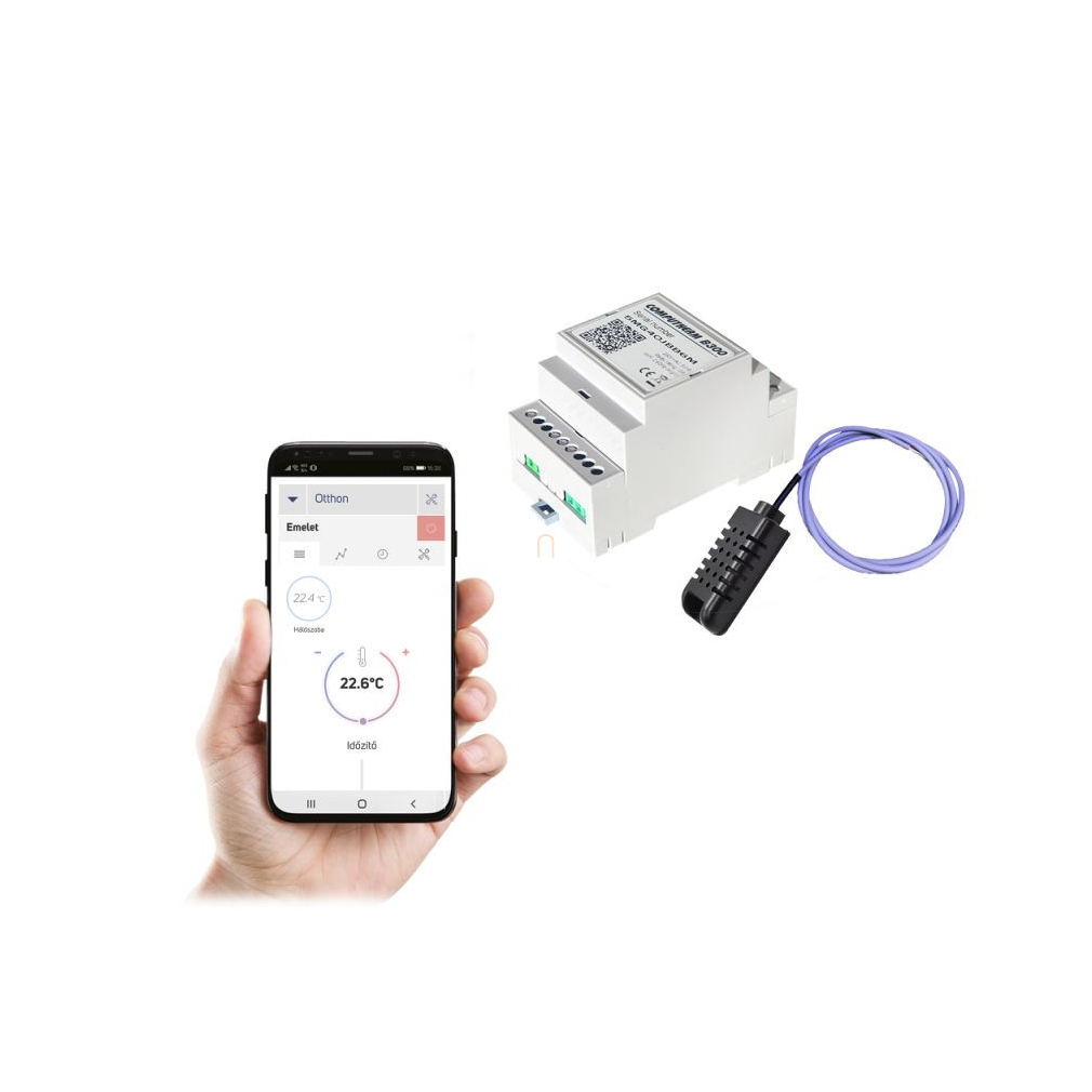 Szobatermosztát Wi-Fi termosztát vezetékes hőérzékelővel (-55 - +100C) Computherm B300 (proSmart BBoil)