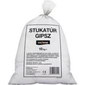 Gipsz stukatúr 10kg/zsák
