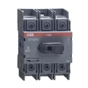   ABB 1SCA105033R1001 OT125F3 szakaszolókapcsoló, 3P, 125 A DIN sínre, maszkolható