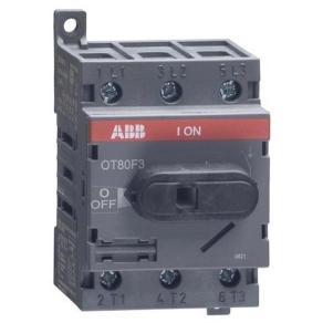   ABB 1SCA105798R1001 OT80F3 szakaszolókapcsoló, 3P, 80 A, 400 V mellső működtetésű