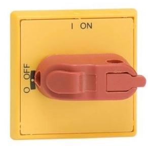  ABB 1SCA105327R1001 OHYS3PH Működtető kar, sárga-piros, I-O állás, IP54, rápanttitható, lakatolható