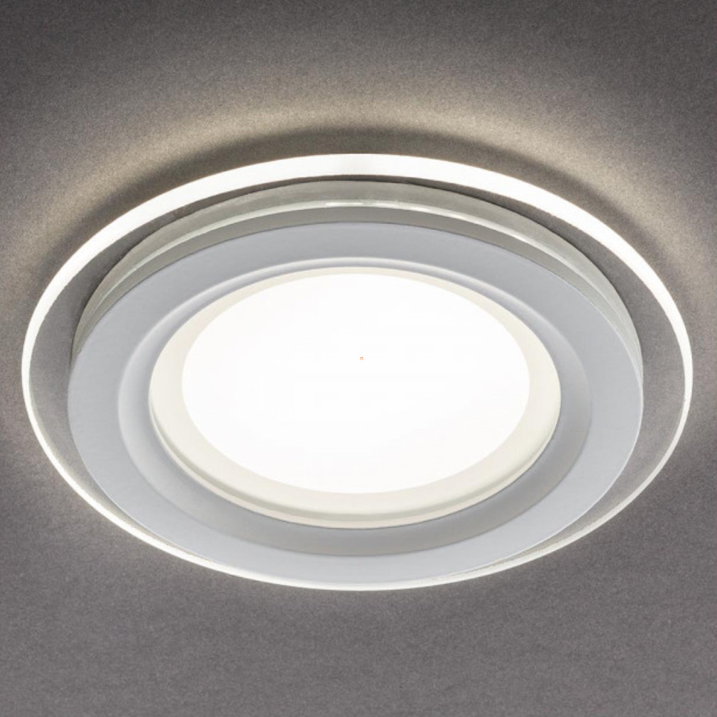 Beépíthető LED spot lámpa, 5W, hidegfehér fényű, kerek