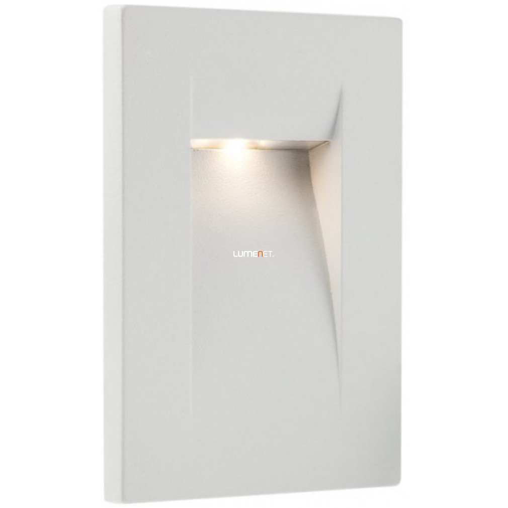 Kültéri falba építhető LED lámpa 3 W, hidegfehér, fehér színű (Inner 9548)