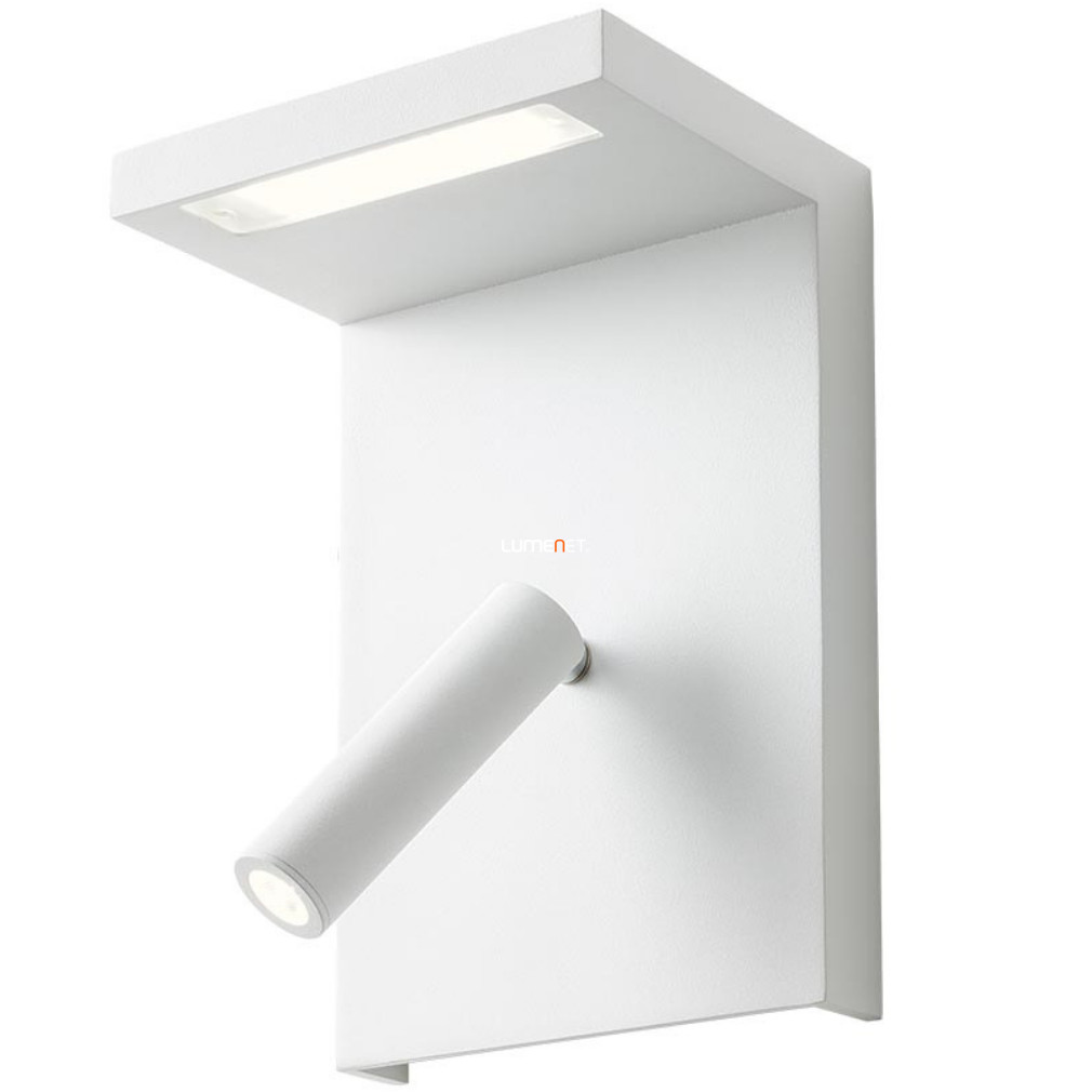 Fali LED lámpa USB töltővel 6+3 W, melegfehér, fehér színű (Agos)