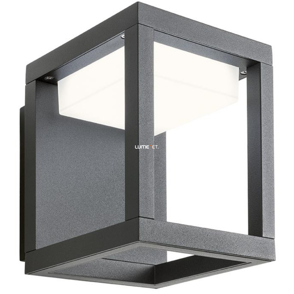 Kültéri fali LED lámpa 10 W, melegfehér, szürke-áttetsző (Xiera)