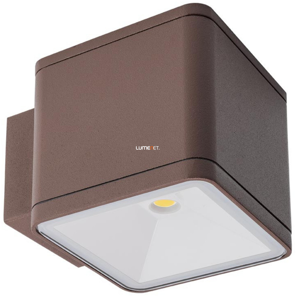 Kültéri fali LED lámpa 6 W, melegfehér, barna színű (Beta)