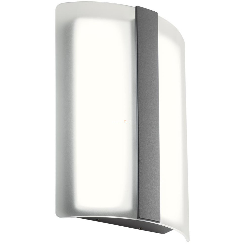 Kültéri fali LED lámpa 12 W, melegfehér, szürke színű (Breda)