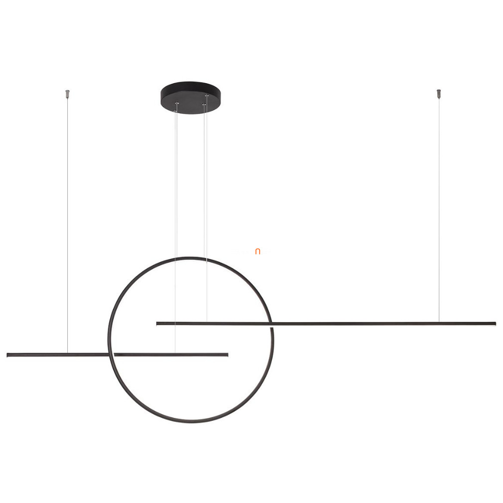 Kapcsolóval szabályozható függesztett LED lámpa 66 W, melegfehér, fekete (Giotto)