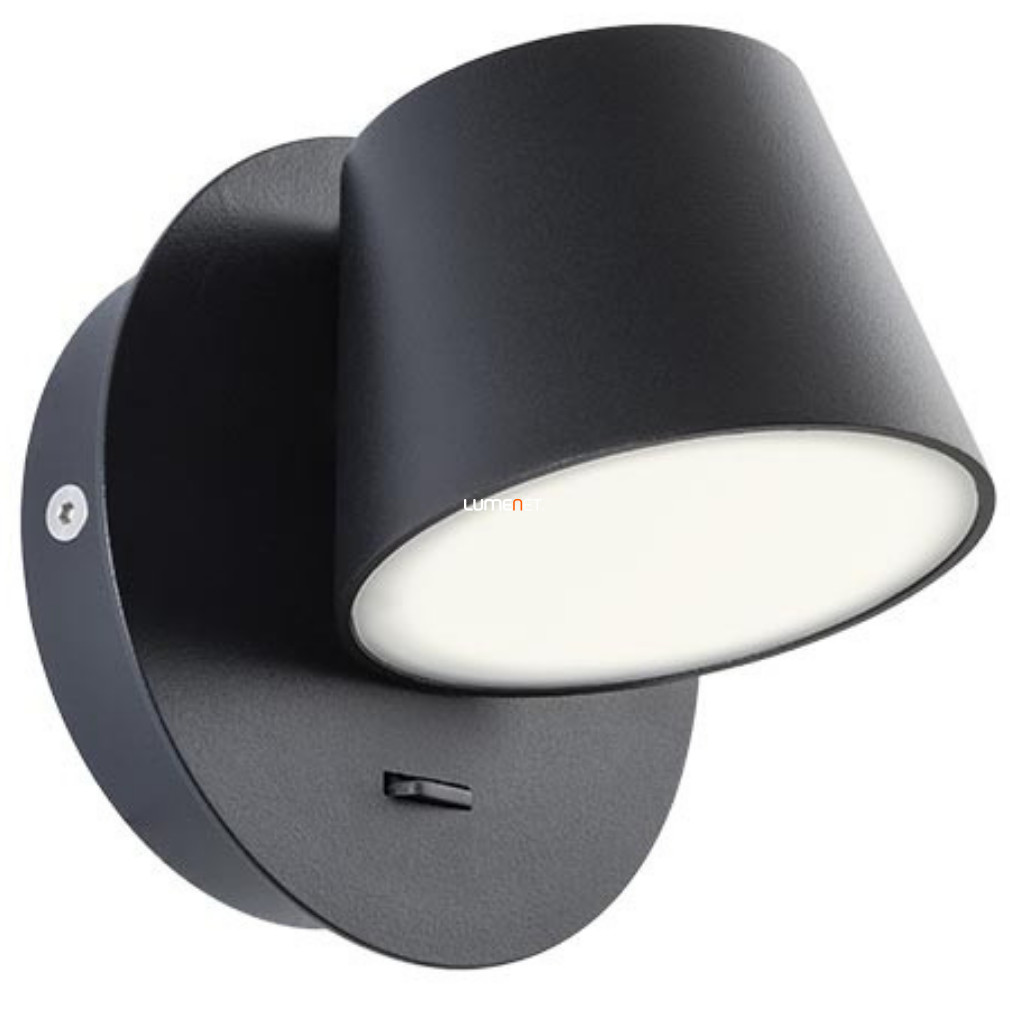 LED spot falikar 6 W, melegfehér, fekete (Shaker)