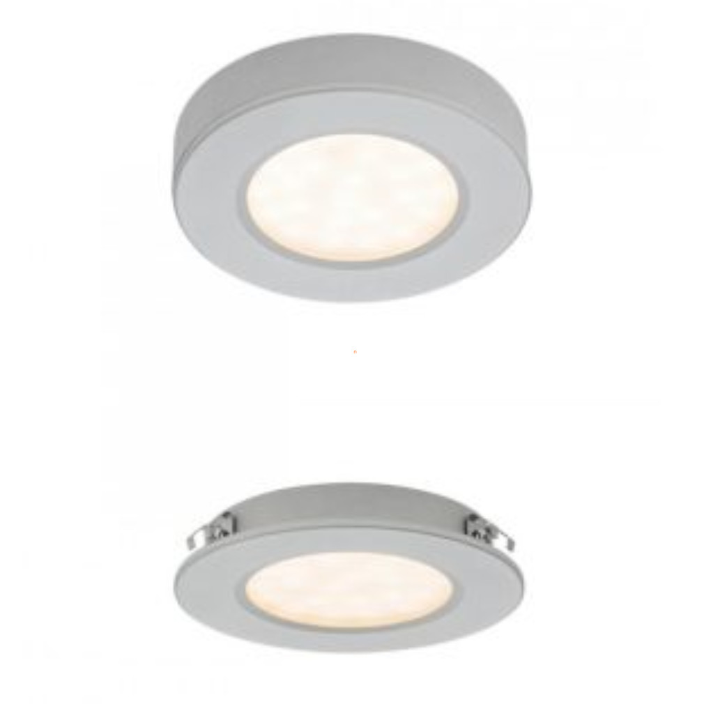 Beépíthető LED spot lámpa, 3W, hidegfehér fényű, ezüst színben (MT 142 LED)