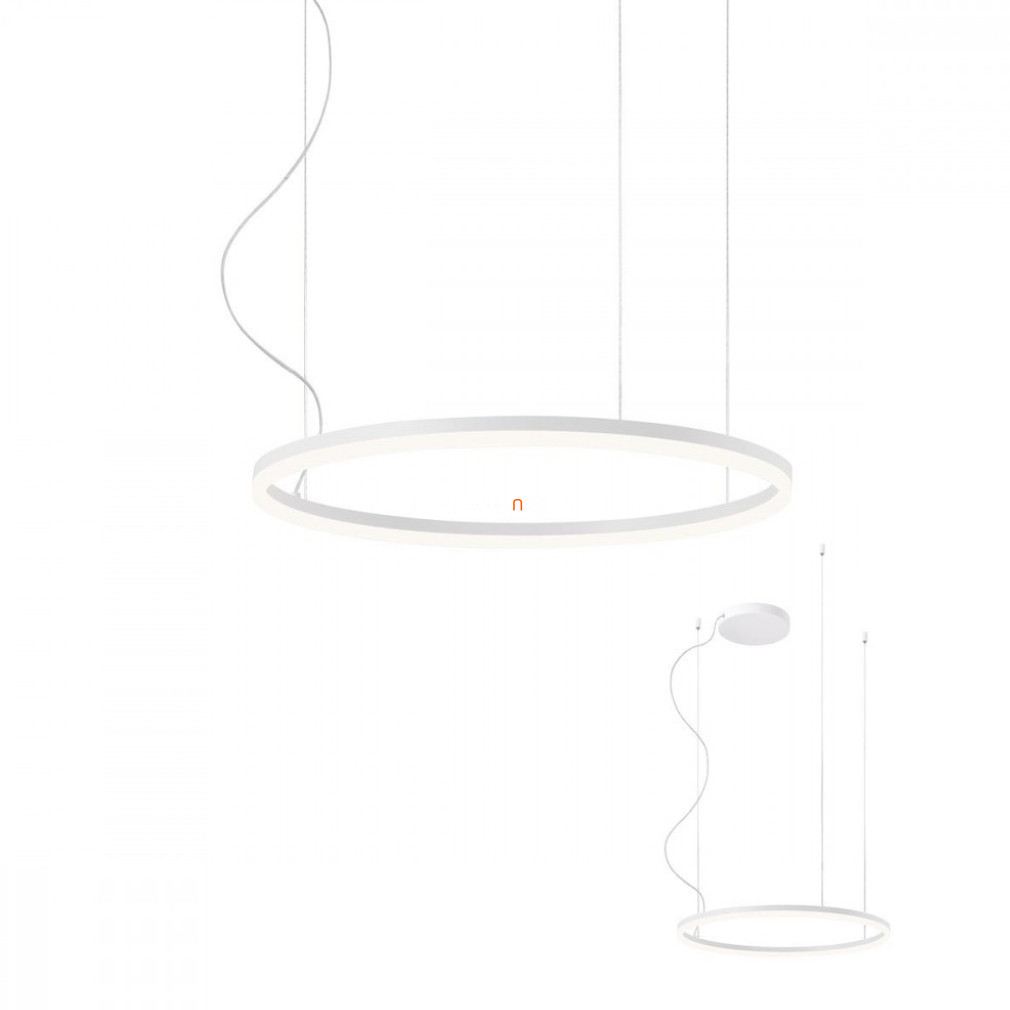 Kapcsolóval szabályozható függesztett LED lámpa 42 W, hidegfehér, fehér színű (Triac Orbit)