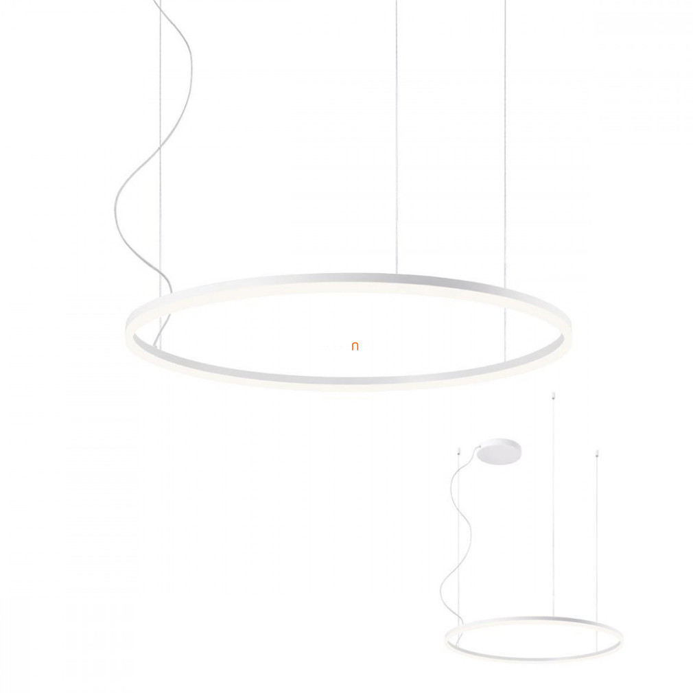 Kapcsolóval szabályozható függesztett LED lámpa 55 W, melegfehér, fehér színű (Triac Orbit)