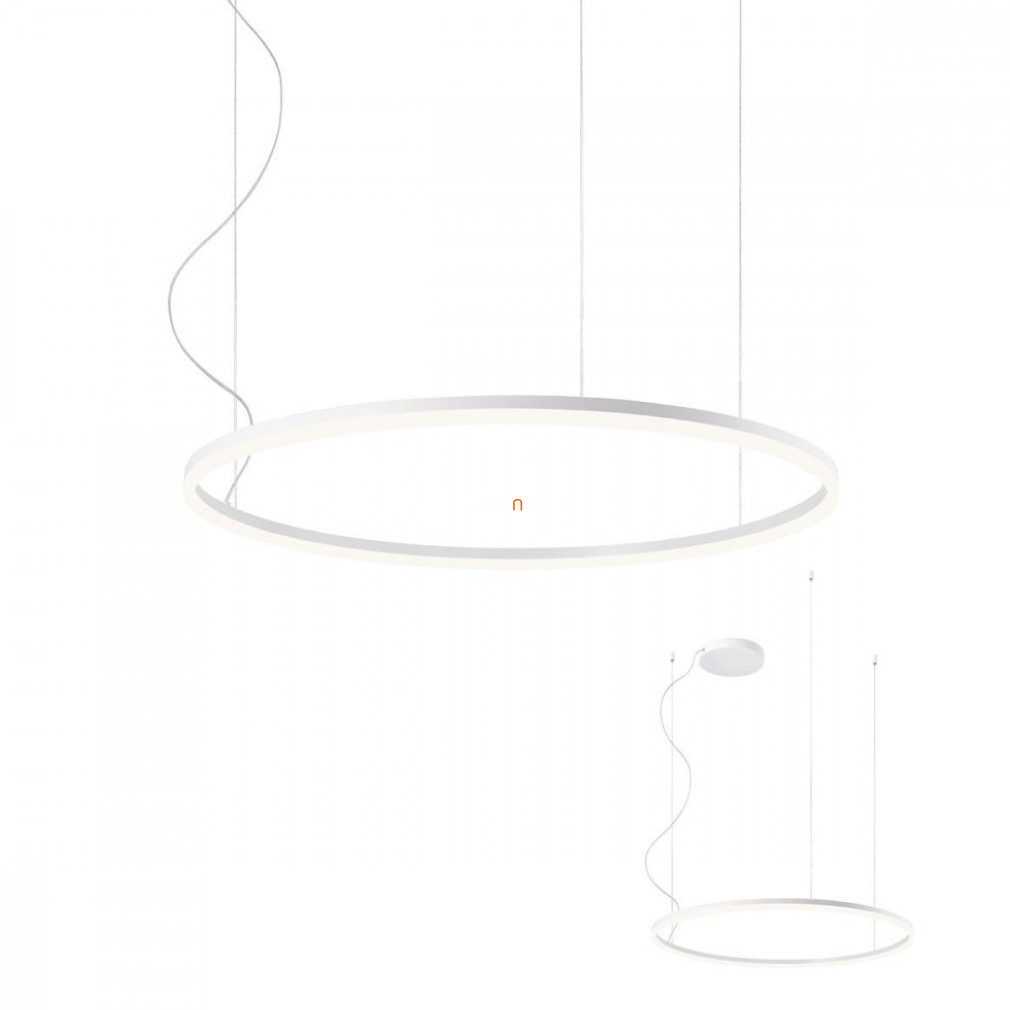 Kapcsolóval szabályozható függesztett LED lámpa 55 W, hidegfehér, fehér színű (Triac Orbit)
