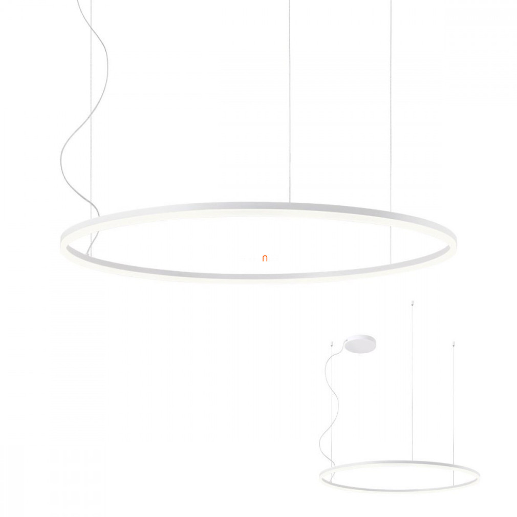 Kapcsolóval szabályozható függesztett LED lámpa 66 W, melegfehér, fehér színű (Triac Orbit)