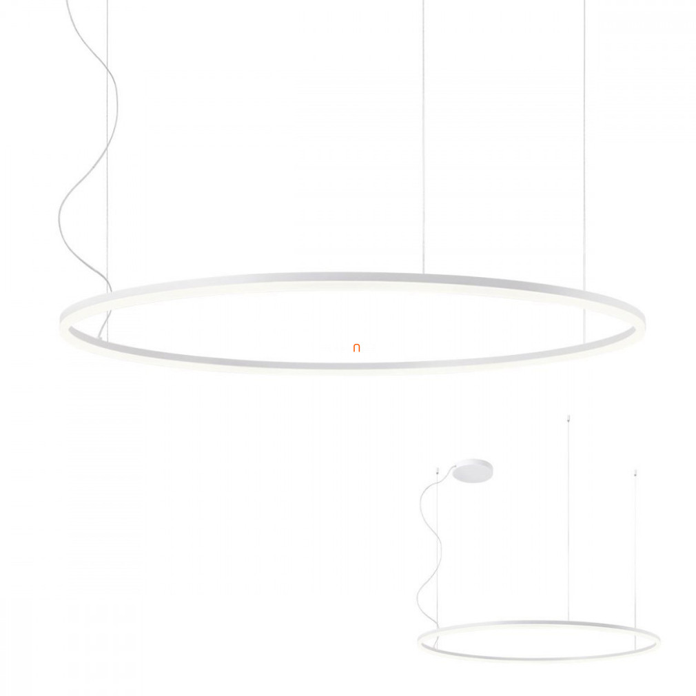 Kapcsolóval szabályozható függesztett LED lámpa 84 W, hidegfehér, fehér színű (Triac Orbit)