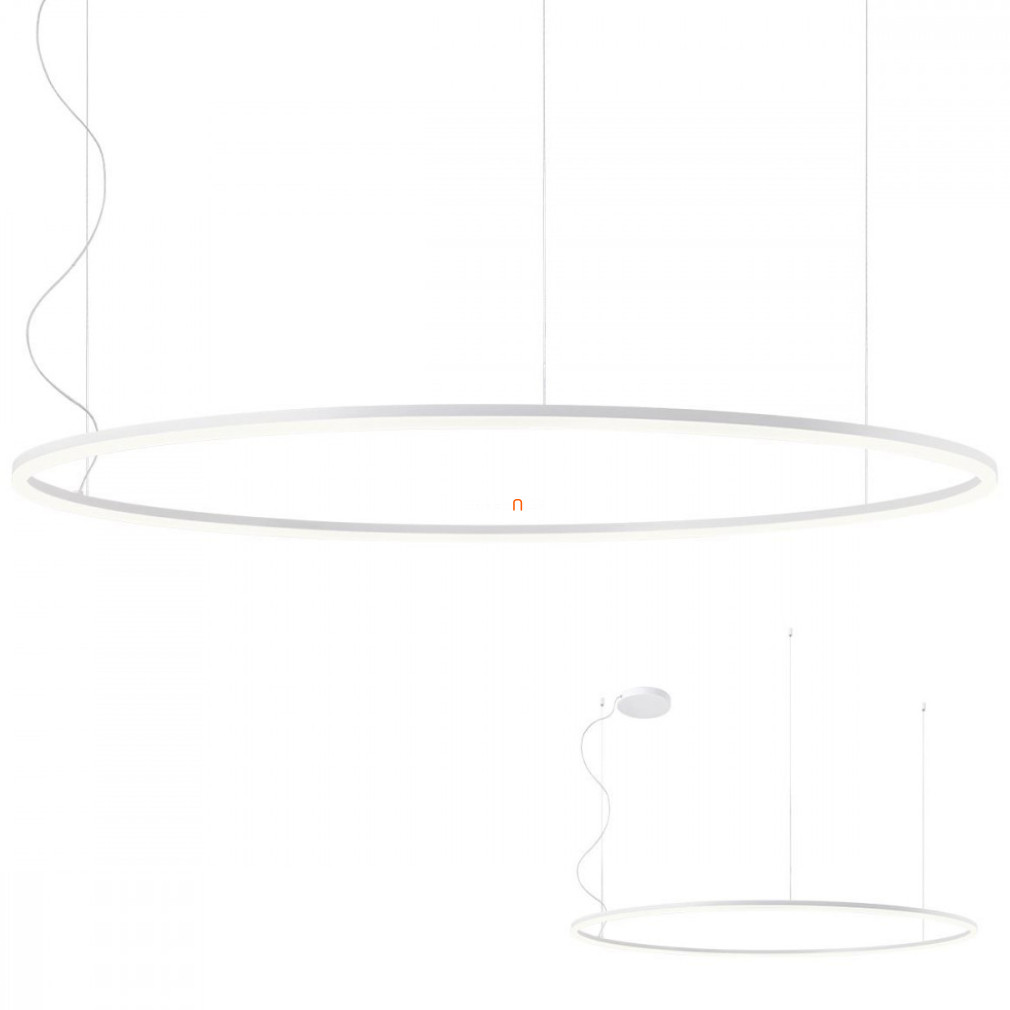 Kapcsolóval szabályozható függesztett LED lámpa 105 W, melegfehér, fehér színű (Triac Orbit)