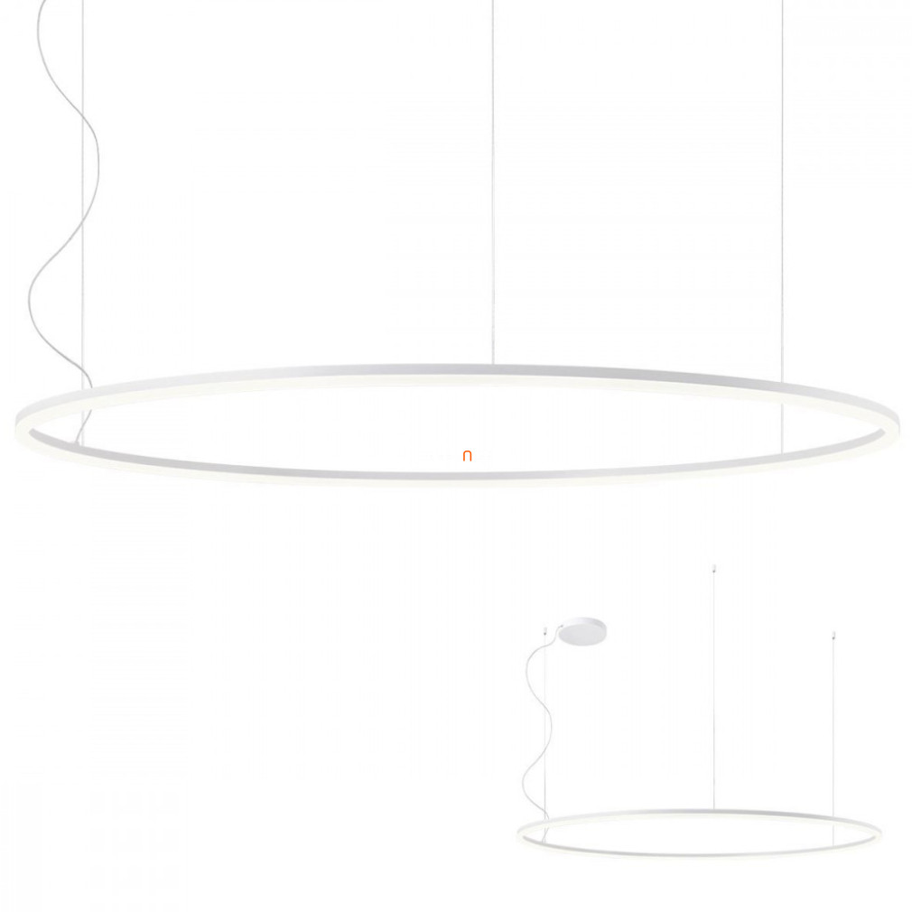Kapcsolóval szabályozható függesztett LED lámpa 105 W, hidegfehér, fehér színű (Triac Orbit)