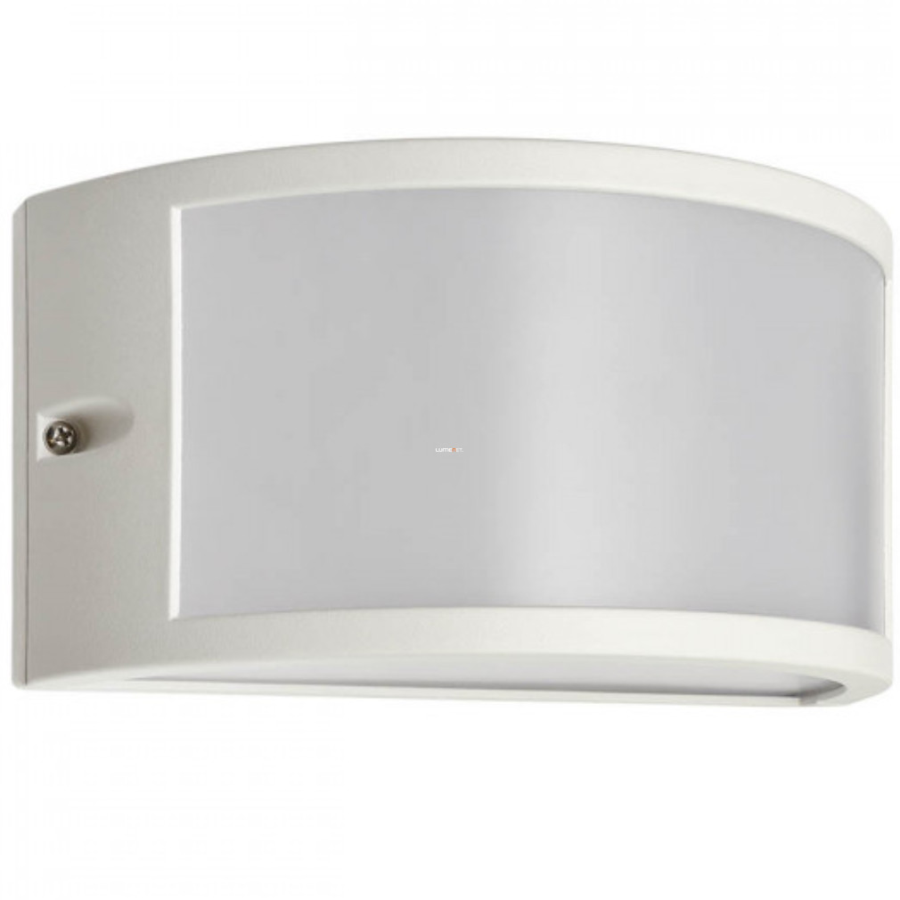 Kültéri fali LED lámpa, melegfehér fényű, félköríves (Asti)