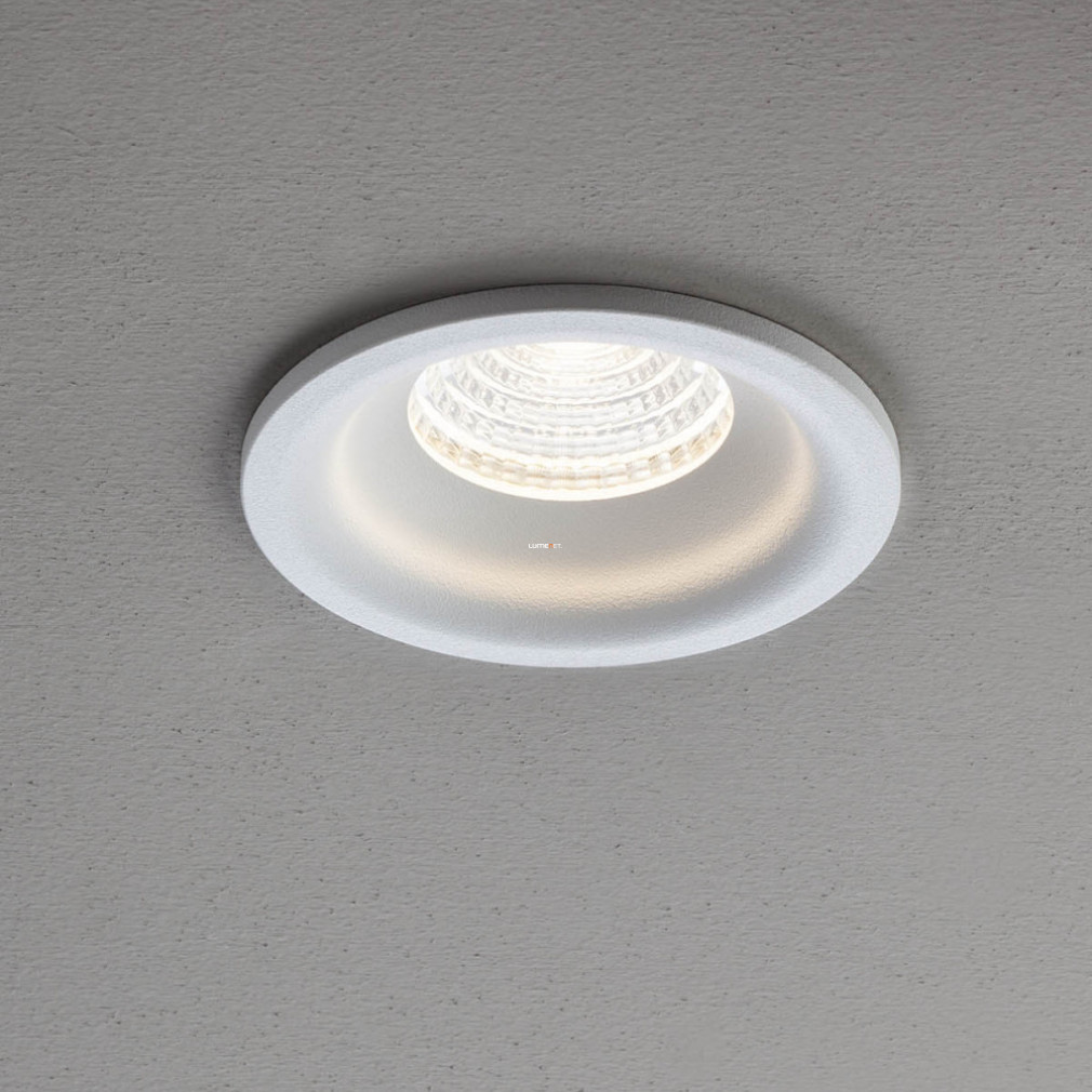 Beépíthető LED spot lámpa, 9W, melegfehér fényű, matt fehér (MT 143)