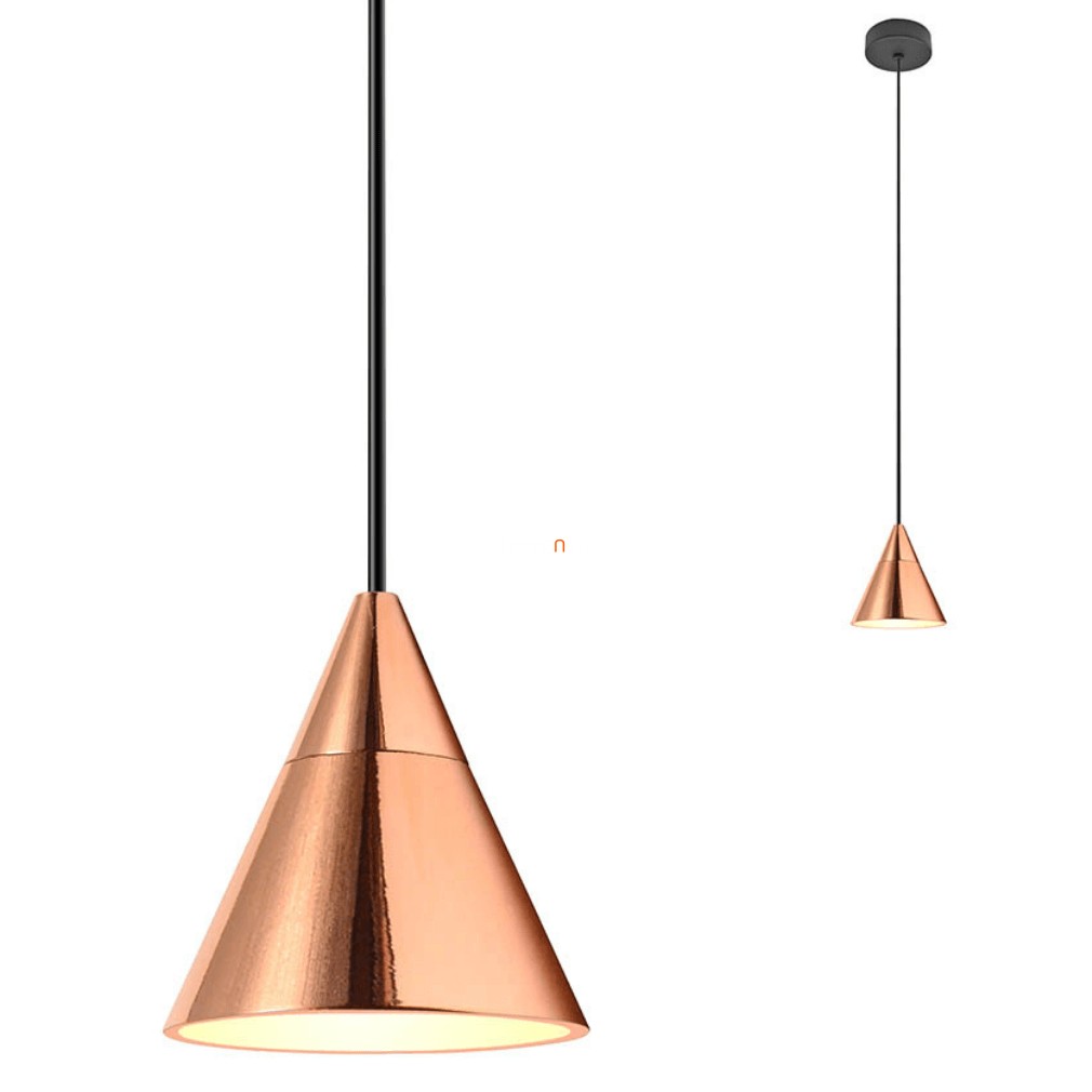 Függesztett LED lámpa 7 W, melegfehér, rosegold - Eiko Redo 01-2350