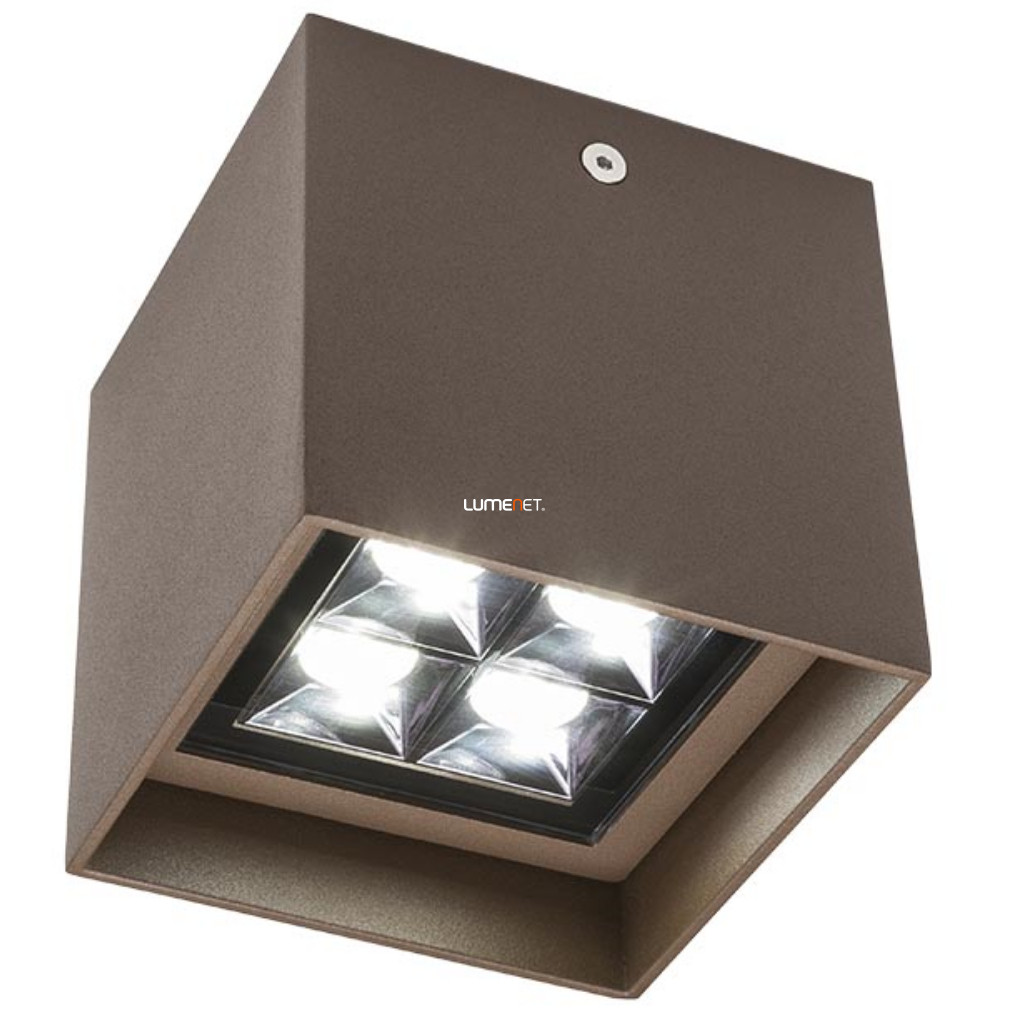 Kültéri mennyezeti LED lámpa 12 W, melegfehér, barna színű (Hub)