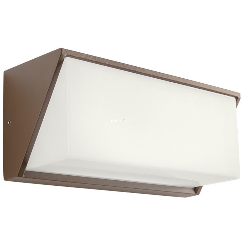 Kültéri fali LED lámpa 17 W, melegfehér, barna-opál (Spectra)