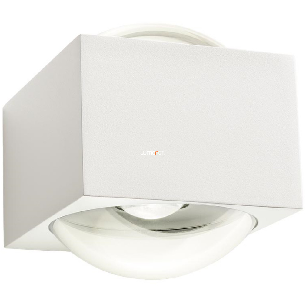 Kültéri fali LED lámpa, le és fel világító, 12,5 W, melegfehér, fehér színű (Ari)