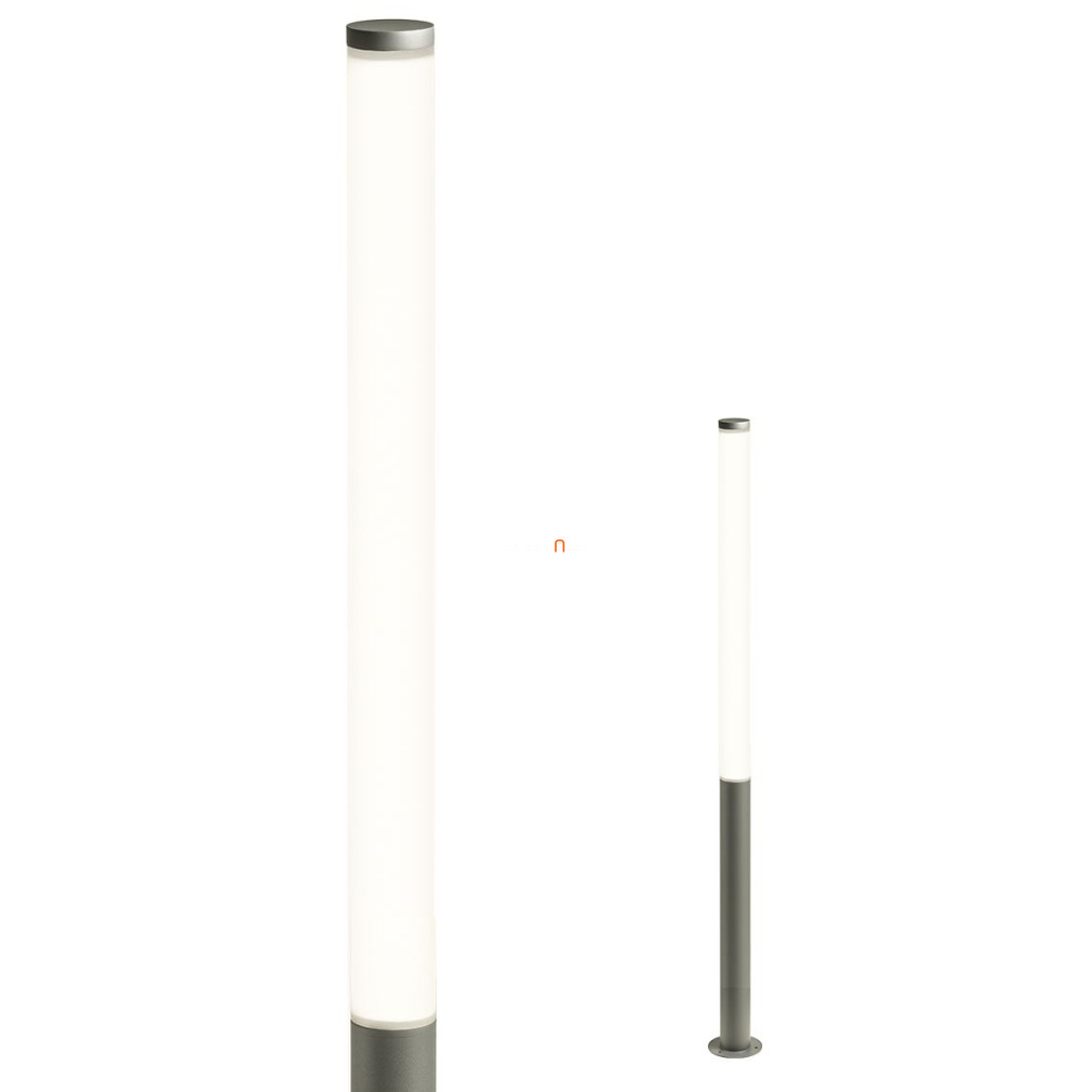 Kültéri LED állólámpa 100 W, melegfehér, szürke-opál (Hint)