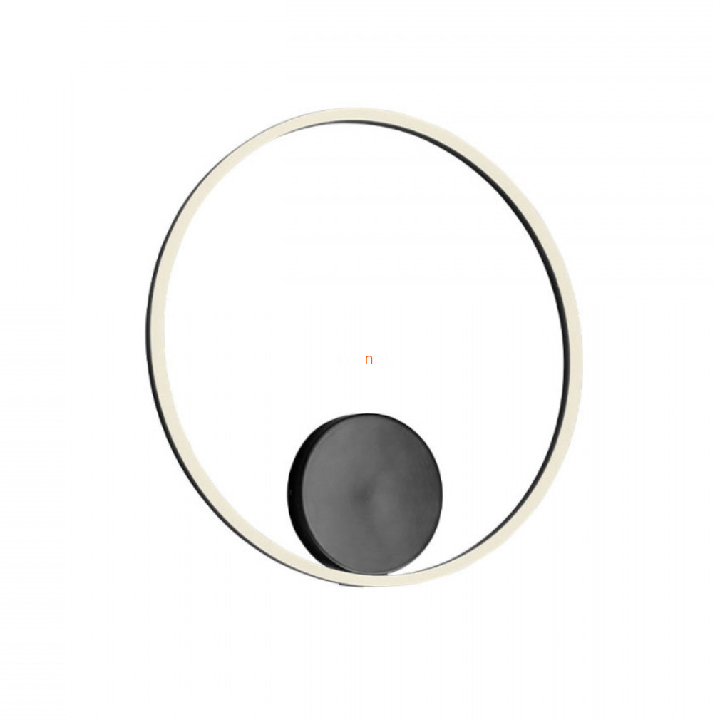 Fali LED lámpa direkt fénnyel 42 W, melegfehér, matt fekete (Triac Orbit)