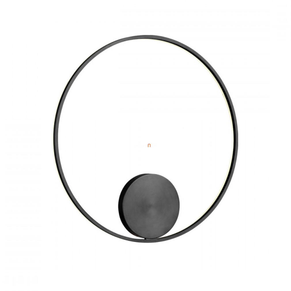 Fali LED lámpa indirekt fénnyel 55 W, hidegfehér, matt fekete (Triac Orbit)