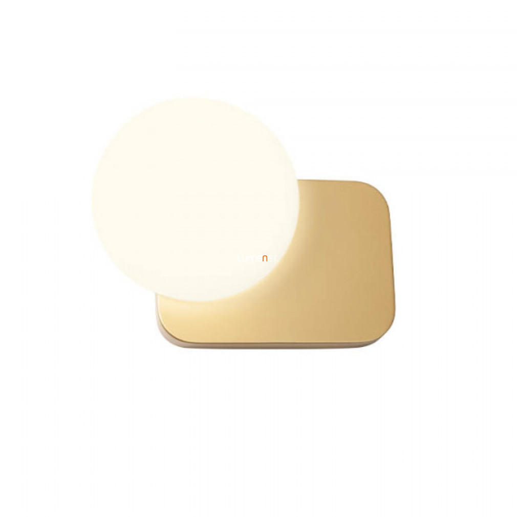 Fali lámpa, 19x9,5 cm, matt arany-fehér színű (Lumien)