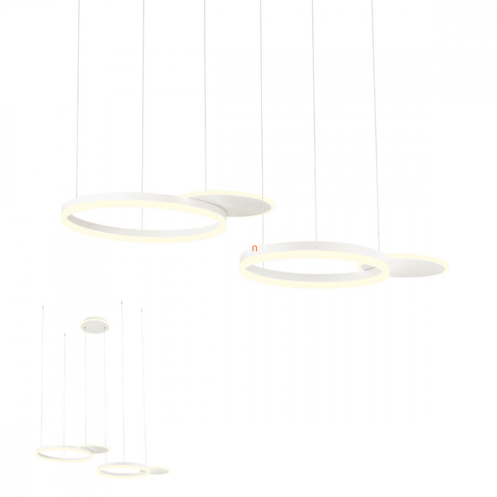 Kapcsolóval szabályozható függesztett LED lámpa 99 W, melegfehér, matt fehér színű (Sigua)