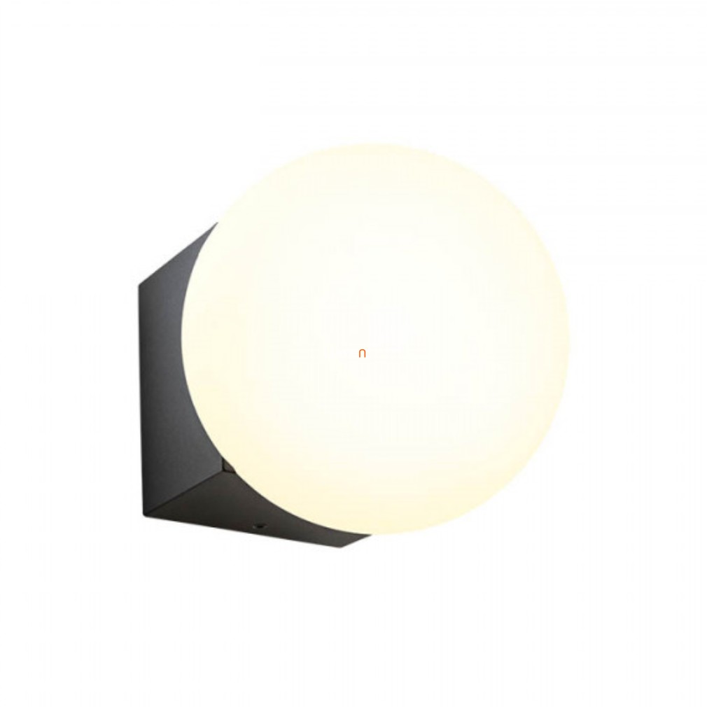Fali LED lámpa 5 W, melegfehér, matt fekete (Bilia)