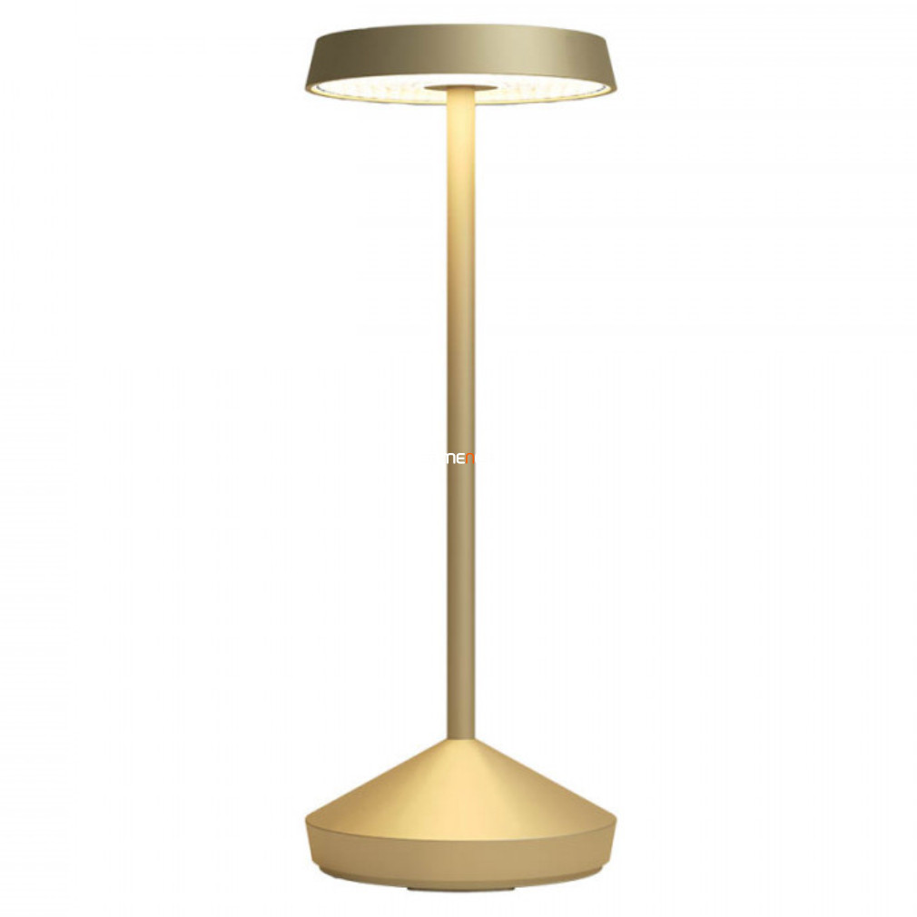 Kültéri szabályozható asztali LED lámpa 2,2 W, hideg-melegfehér, aranyszínű (Sophie)