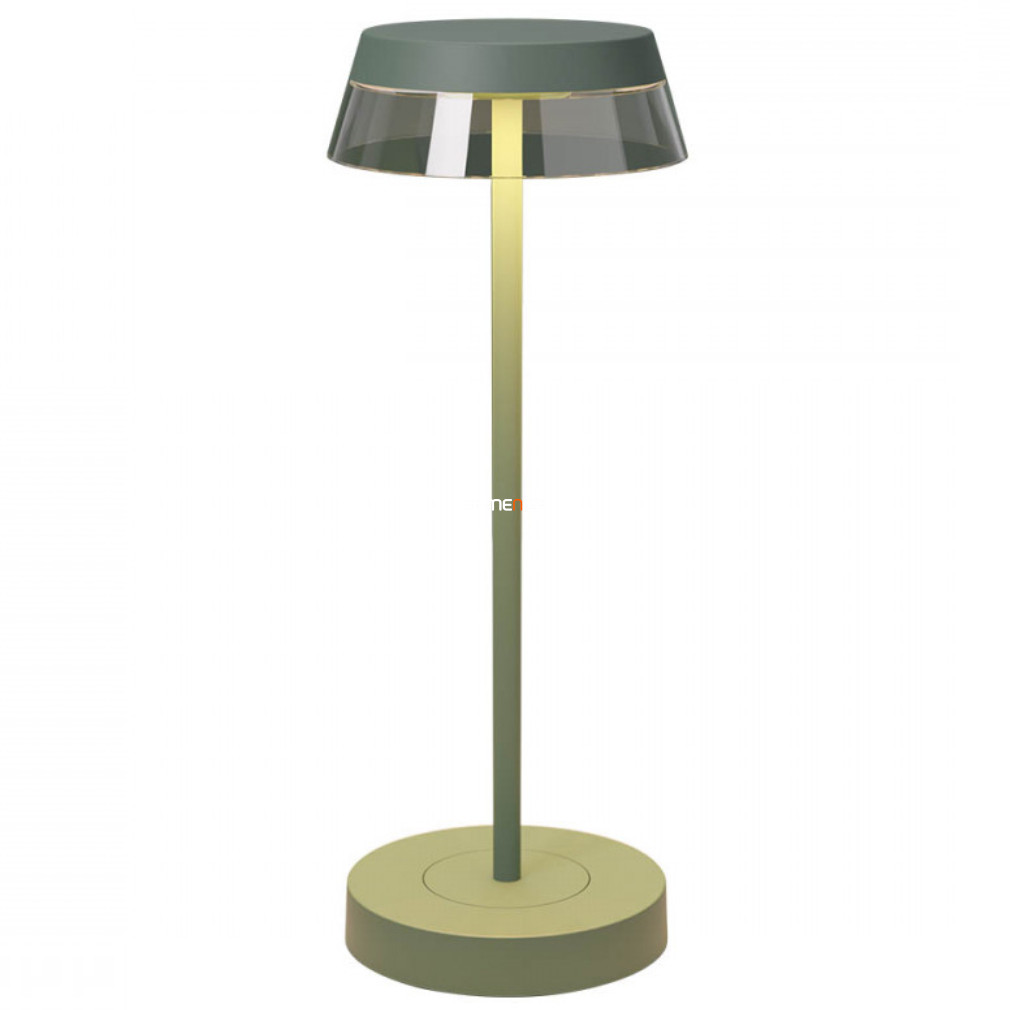 Kültéri szabályozható asztali LED lámpa 2,5 W, hideg-melegfehér, zöld színű (Iluna)