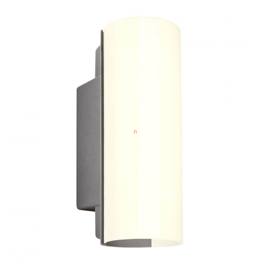 Kültéri fali LED lámpa 15 W, melegfehér, szürke-opál (Ilius)