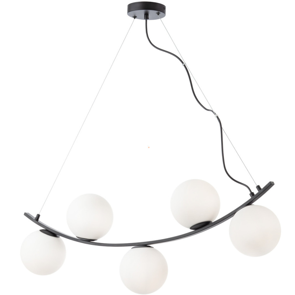 Függesztett lámpa matt fekete színben (Volley)