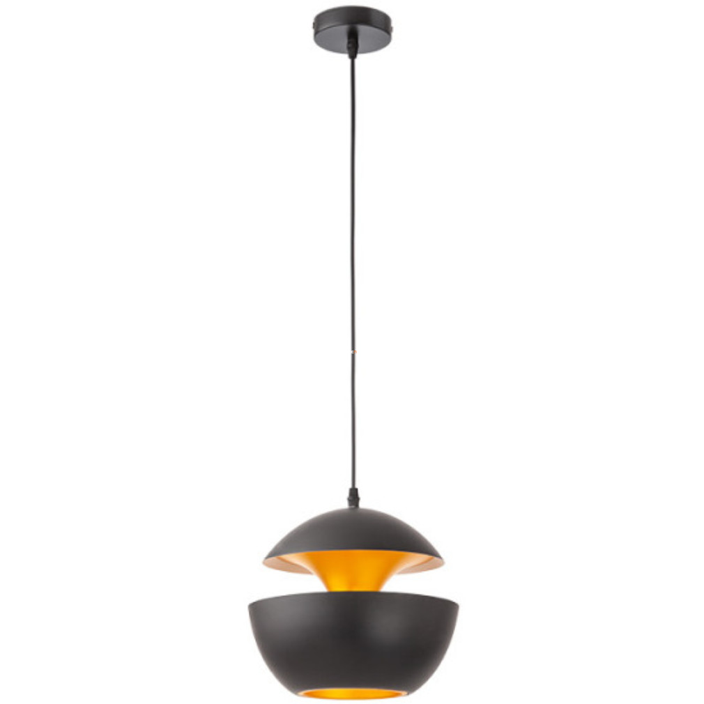 Modern függesztett lámpa arany-fekete színben, 25 cm - Lampu Redo 01-2712