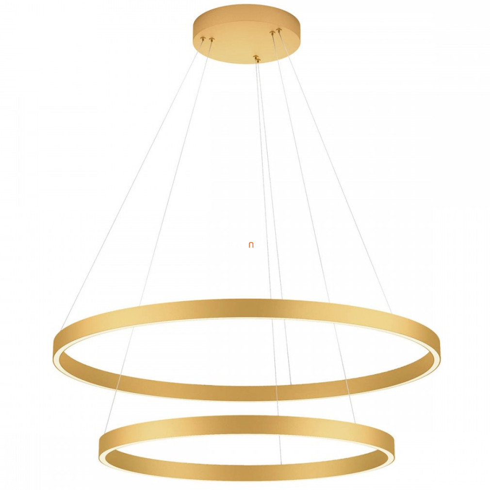 Kapcsolóval szabályozható függesztett LED lámpa 82 W, hidegfehér, aranyszínű (Febe)