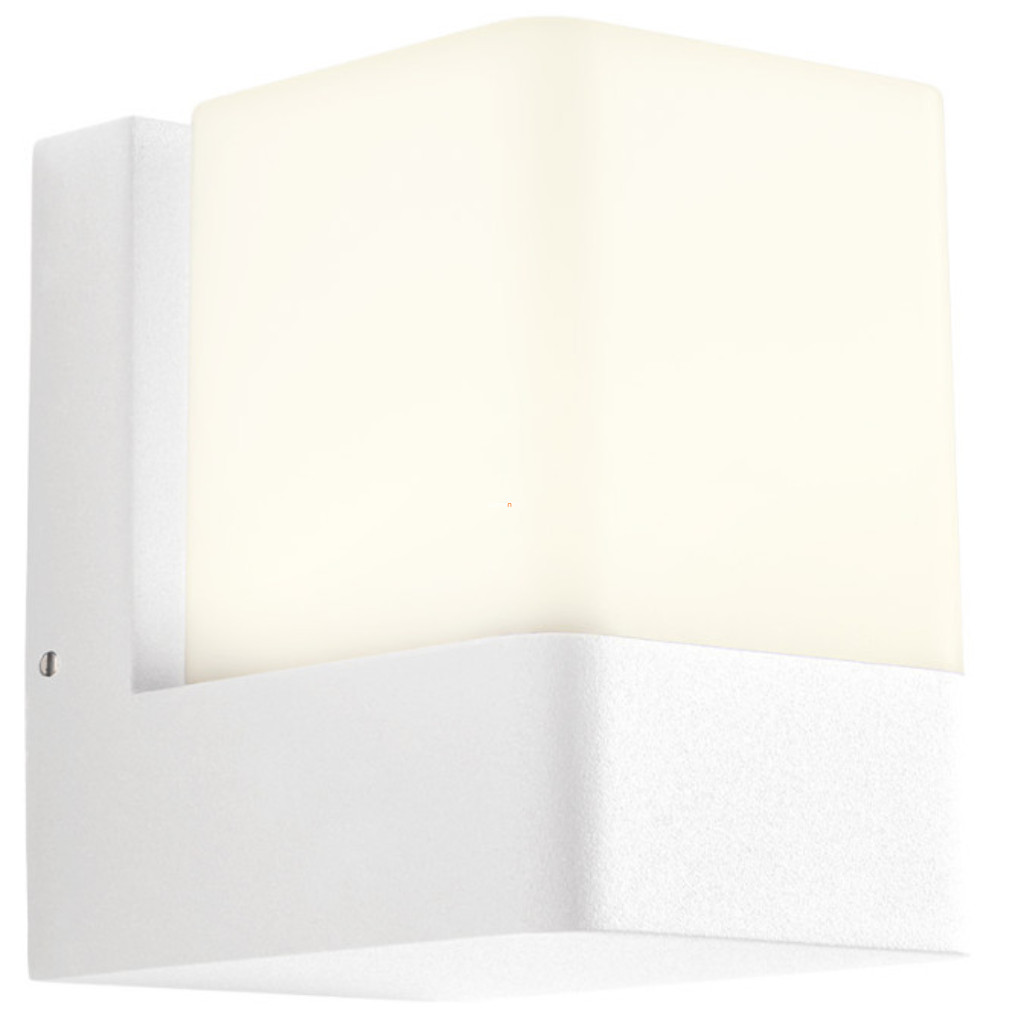 Kültéri fali LED lámpa, melegfehér fényű (Tok)