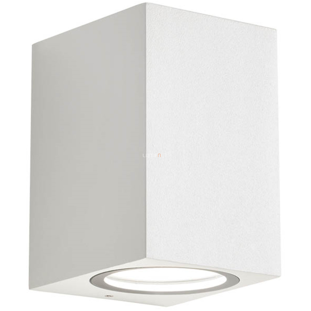 Kültéri fali LED lámpa matt fehér színben, 10 cm (Brio)