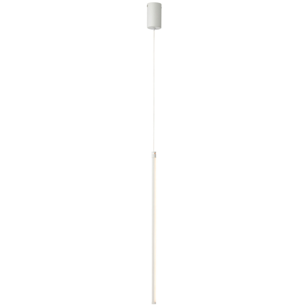 Modern függesztett LED lámpa, matt fehér, 60x1,8 cm (Taboo)