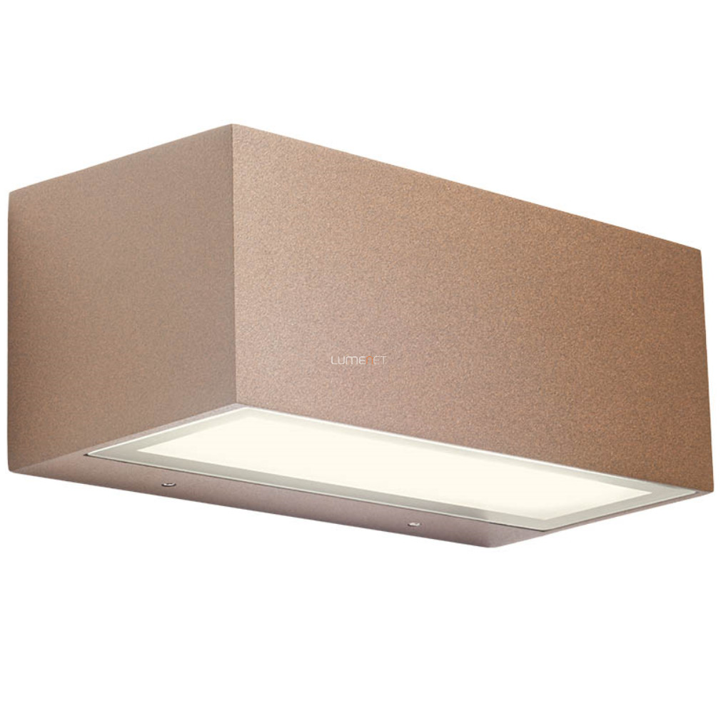 Kültéri le/fel világító fali LED lámpa rozsda színű (Limas)