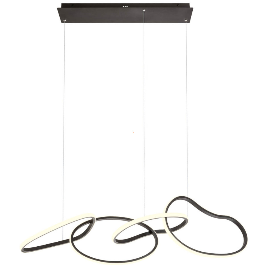 Design függesztett LED lámpa matt fekete színben (Bias)