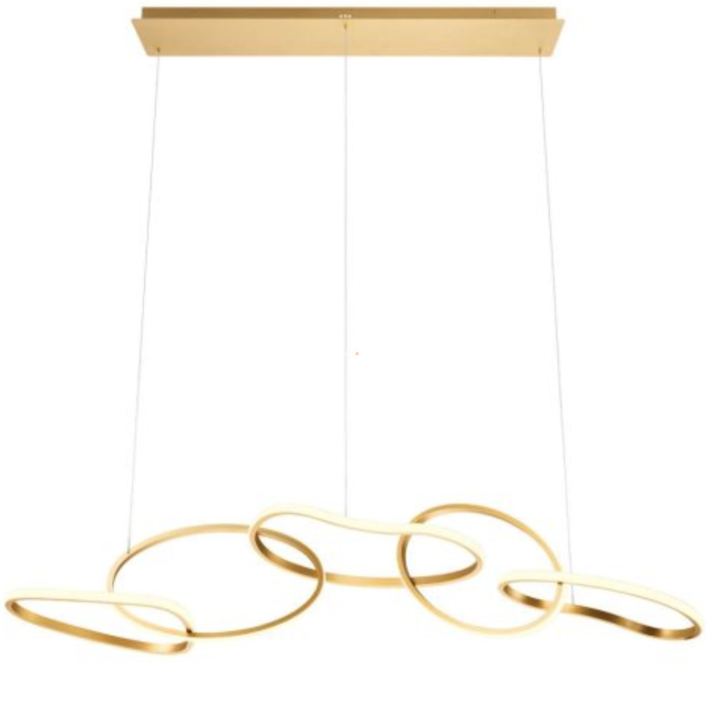 Design függesztett LED lámpa matt arany színben, 150 cm (Bias)